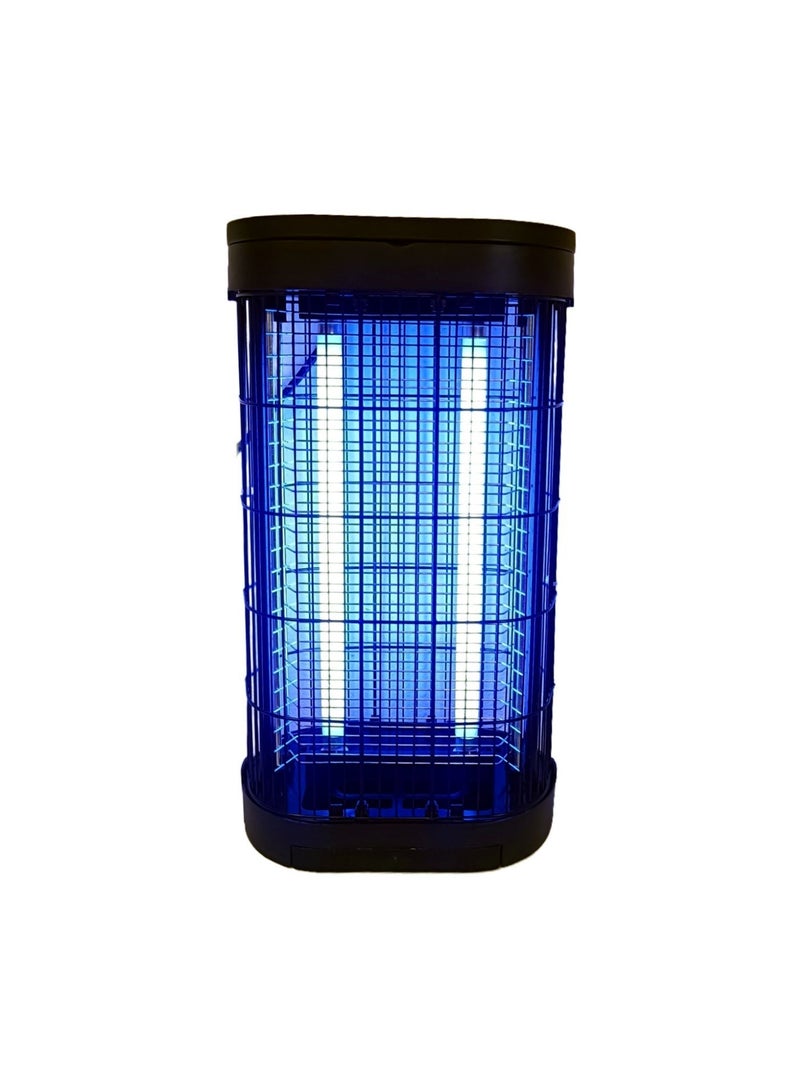 واي آند دي مبيد حشرات 20 واط - مصيدة ذباب كهربائية بالأشعة فوق البنفسجية بتصميم قفص طيور دائري | مصباح طارد للحشرات محمول للاستخدام الداخلي والخارجي - Image 1